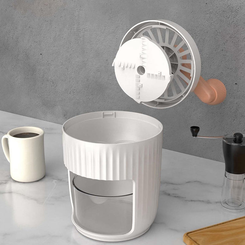 Hand-Cranked Ice Shaving Machine Small Household Ice Crusher Hand-Cranked Smoothie Machine Hail Ice Machine Kitchen Gadgets